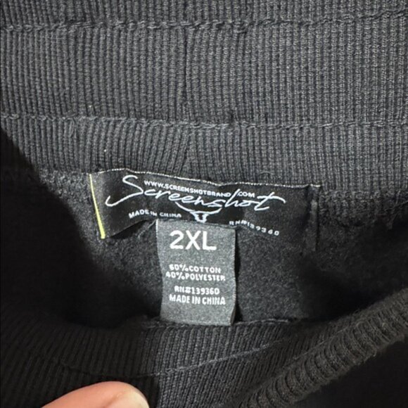 NWOT Screenshot 2 piece “Broken Heart” Falling Bear Head Fleece Set size 2XL - Picture 12 of 14